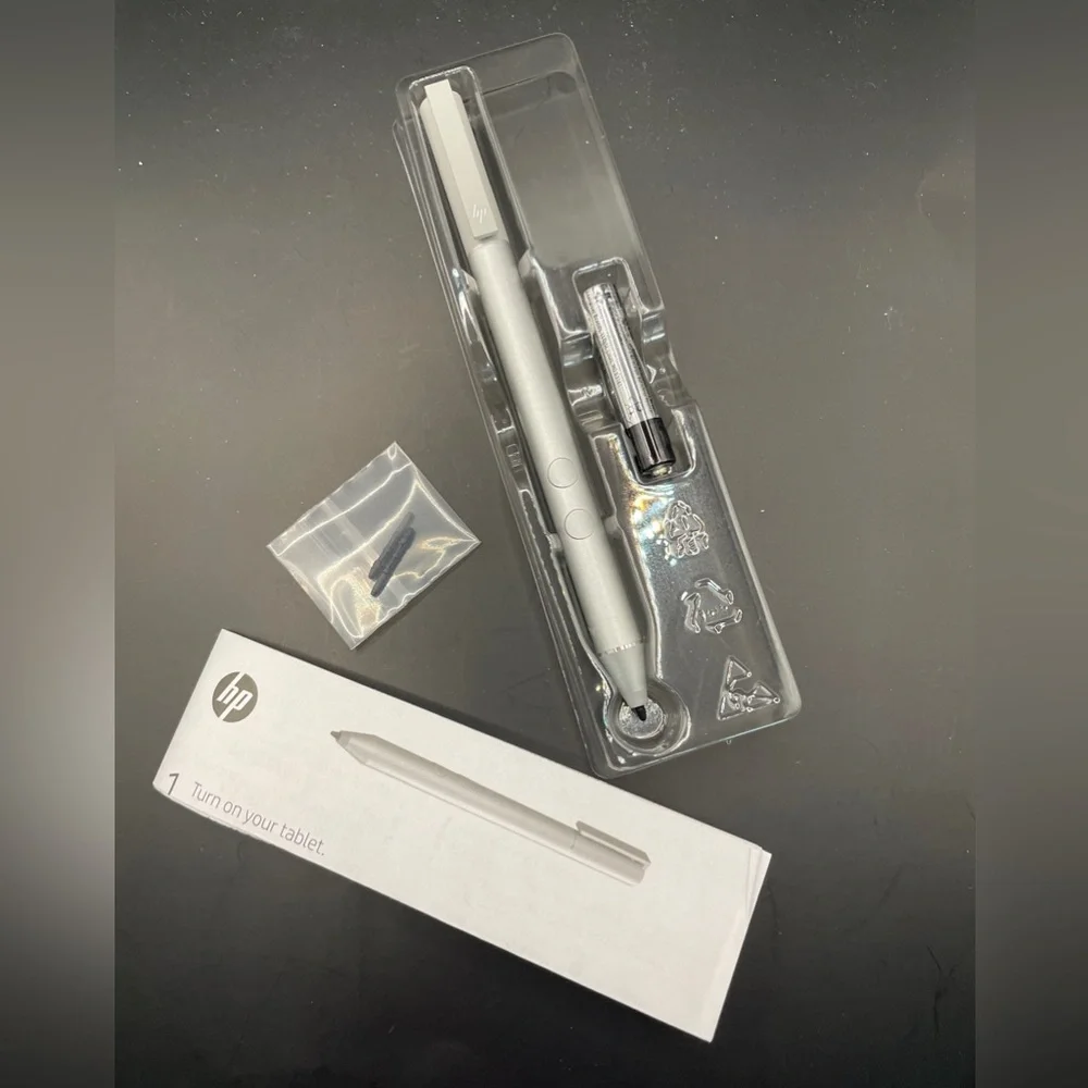 HP Metallic Silver Stylus with Accessories